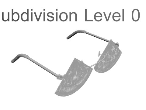 Watermelon Sunglasses Collection Model 3D