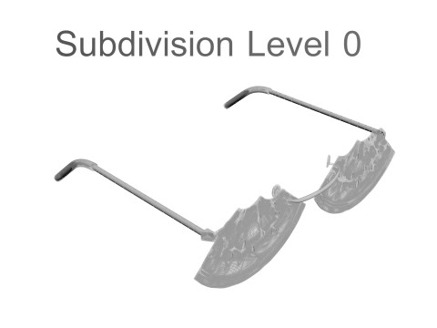 Watermelon Sunglasses Collection Model 3D
