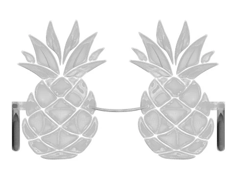 Pineapple Sunglasses 3D Model