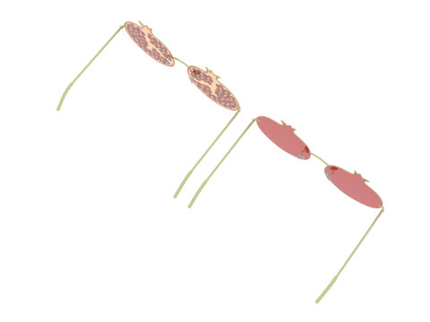 Pomegranate Sunglasses 3Dモデル