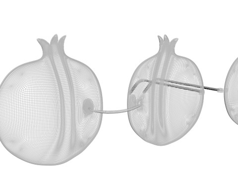 Pomegranate Sunglasses 3Dモデル
