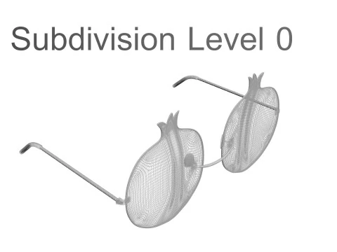 Pomegranate Sunglasses 3D Model