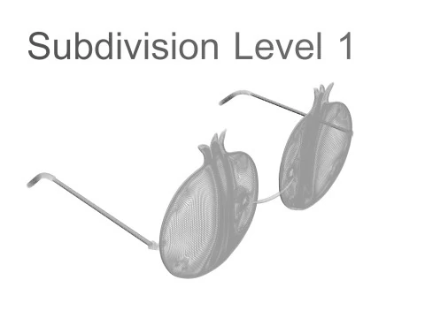 Pomegranate Sunglasses 3D Model