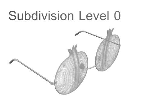 Pomegranate Sunglasses 3D Model