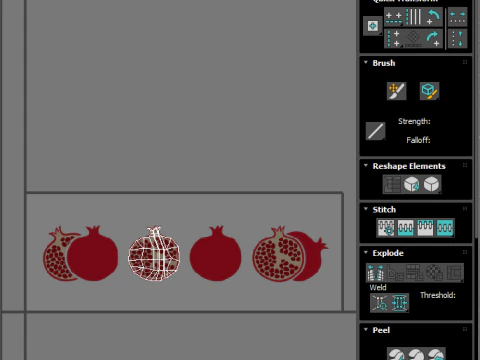 Pomegranate Sunglasses 3D Model