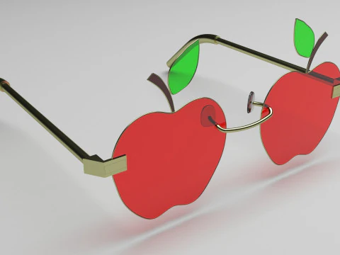 Fruit Sunglasses Collection 3D Model