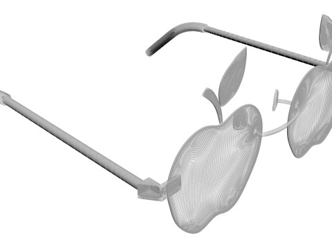 Fruit Sunglasses Collection 3D 模型