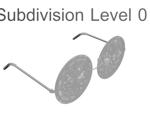 Fruit Sunglasses Collection 3D Model
