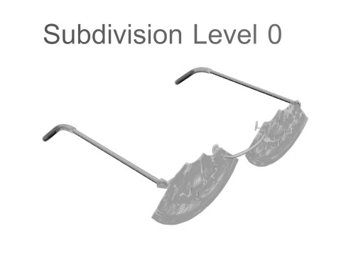 Fruit Sunglasses Collection 3D Model