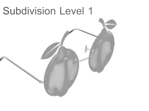 Fruit Sunglasses Collection 3D Model