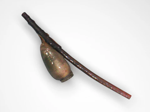 シラミの卵 3Dモデル