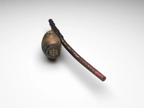 シラミの卵 3Dモデル