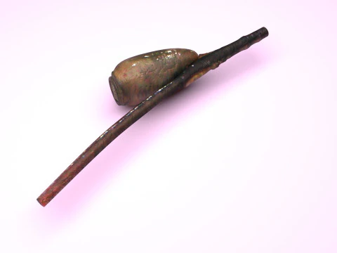 シラミの卵 3Dモデル