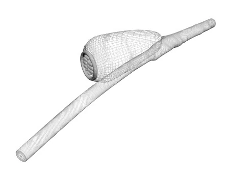 シラミの卵 3Dモデル