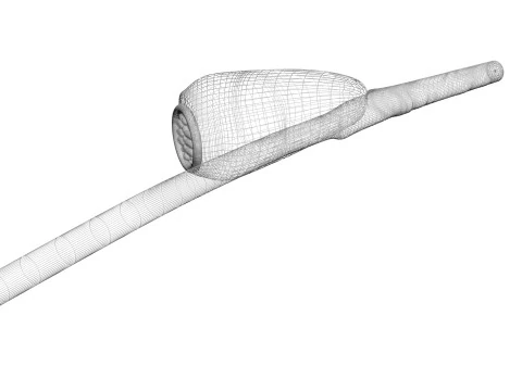 シラミの卵 3Dモデル