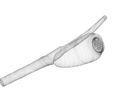 シラミの卵 3Dモデル