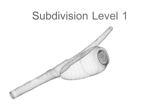 シラミの卵 3Dモデル