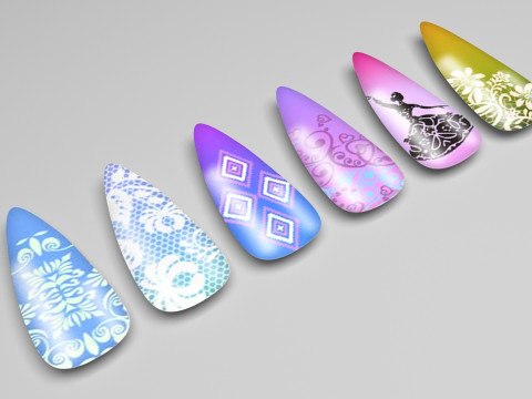 Artificial Nails 3Dモデル
