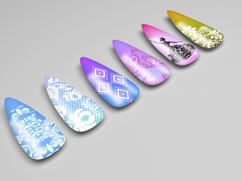Artificial Nails Modello 3D