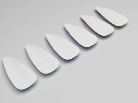 Unghie artificiali Modello 3D