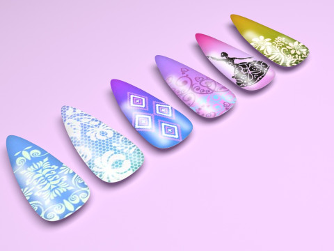 Artificial Nails Modello 3D