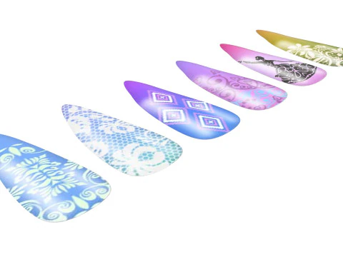 Unghie artificiali Modello 3D