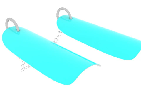 Chain For Ring For Artificial Nails 3D Model