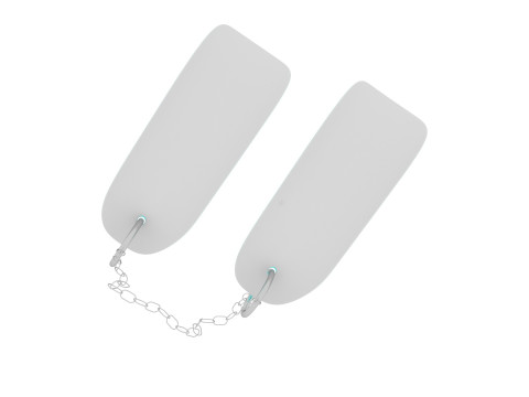 Chain For Ring For Artificial Nails Modello 3D