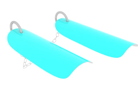 Chain For Ring For Artificial Nails 3D Model