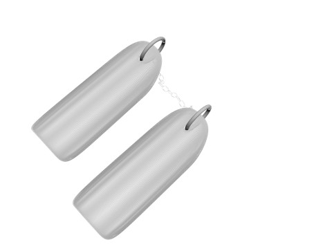 Chain For Ring For Artificial Nails Modello 3D