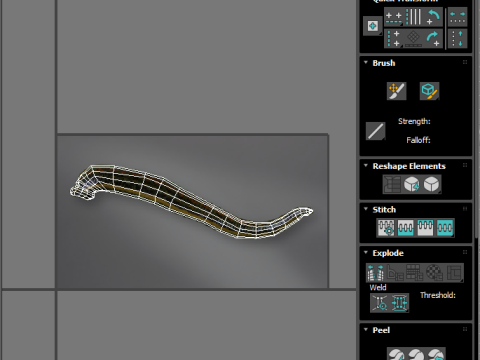 Leech Hirudo Medicinalis 3D Model