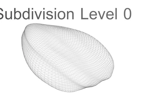 Sunflower Seeds Set 3D Model