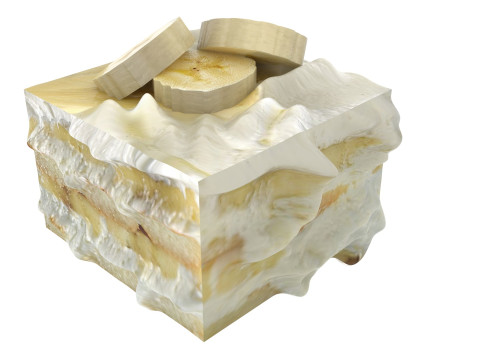 Banana Tiramisu 3D मॉडल
