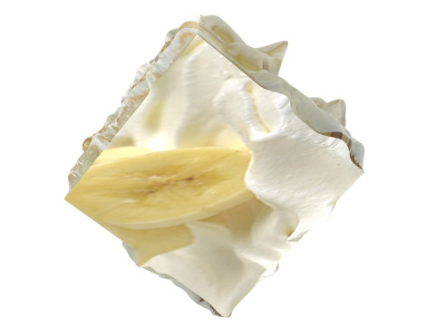 Banana Tiramisu 3D मॉडल