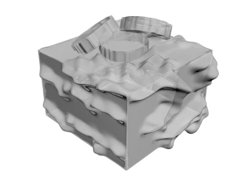 Banana Tiramisu 3D Model