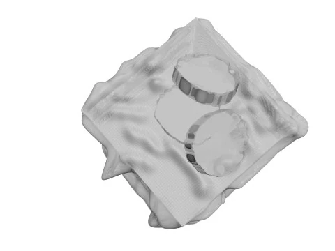 Banana Tiramisu 3D Model