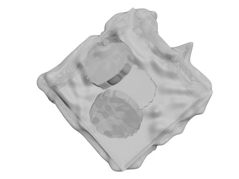 Banana Tiramisu 3D Model