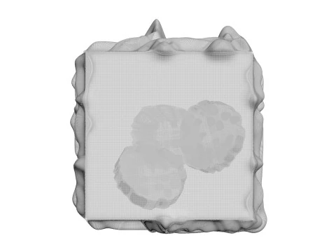 Banana Tiramisu 3D Model