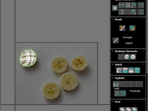 Banana Tiramisu 3D Model