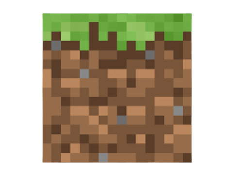 Minecraft Grass Model 3D