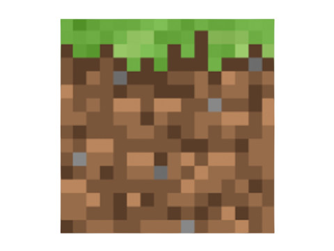 Minecraft Grass Model 3D