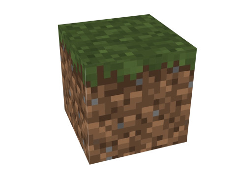 Minecraft Grass Modelo 3D