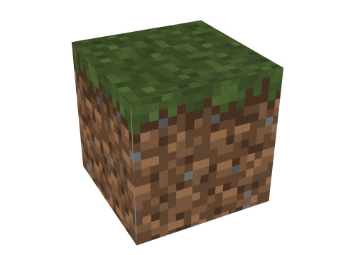 Minecraft Grass Modelo 3D