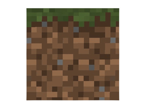 Minecraft Grass Modelo 3D