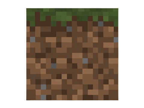Minecraft Grass Modelo 3D