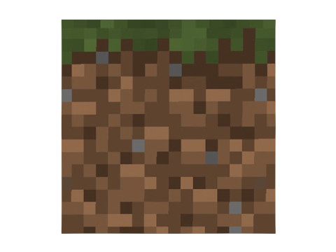 Minecraft Grass Modelo 3D