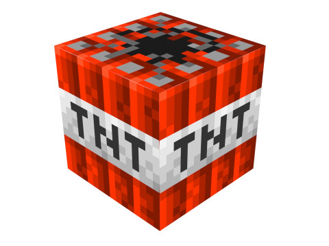 Minecraft TNT 3D Модель
