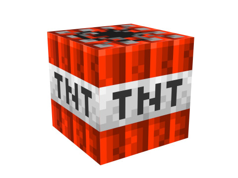 Minecraft TNT Model 3D