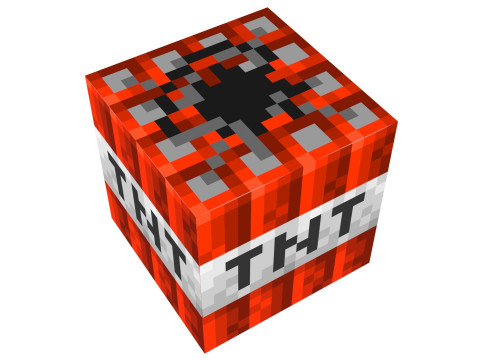 Minecraft TNT Model 3D