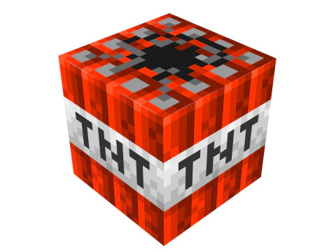 마인크래프트 TNT 3D 모델